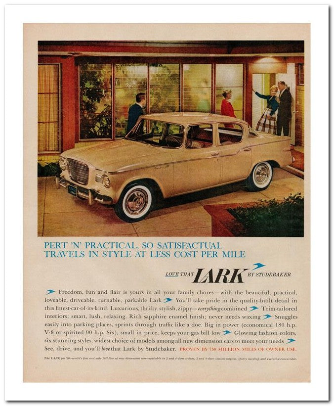 8x10 Vintage Ad 1960 This Finest Car Of Its Kind Luxurious Thrif 02062501700