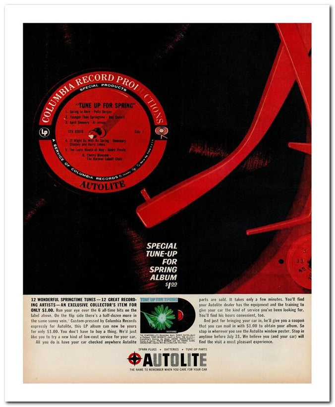 8x10 Vintage Ad 1962 Autolite 02062501799