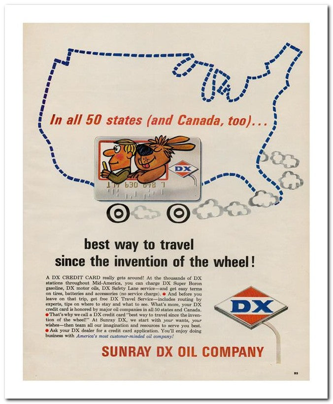 8x10 Vintage Ad 1964 In All 50 States And Canad A Too 02062501913