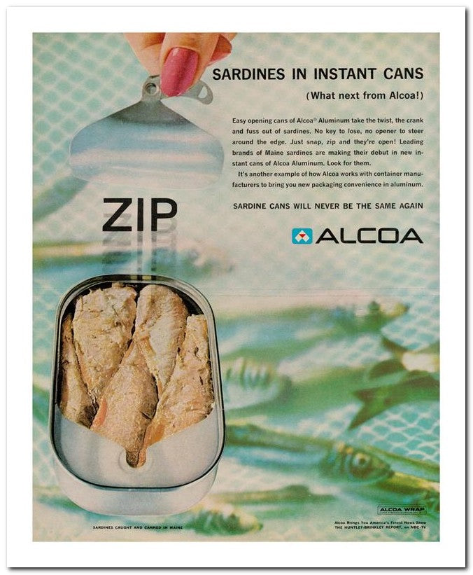 8x10 Vintage Ad 1964 Zip 02062502005