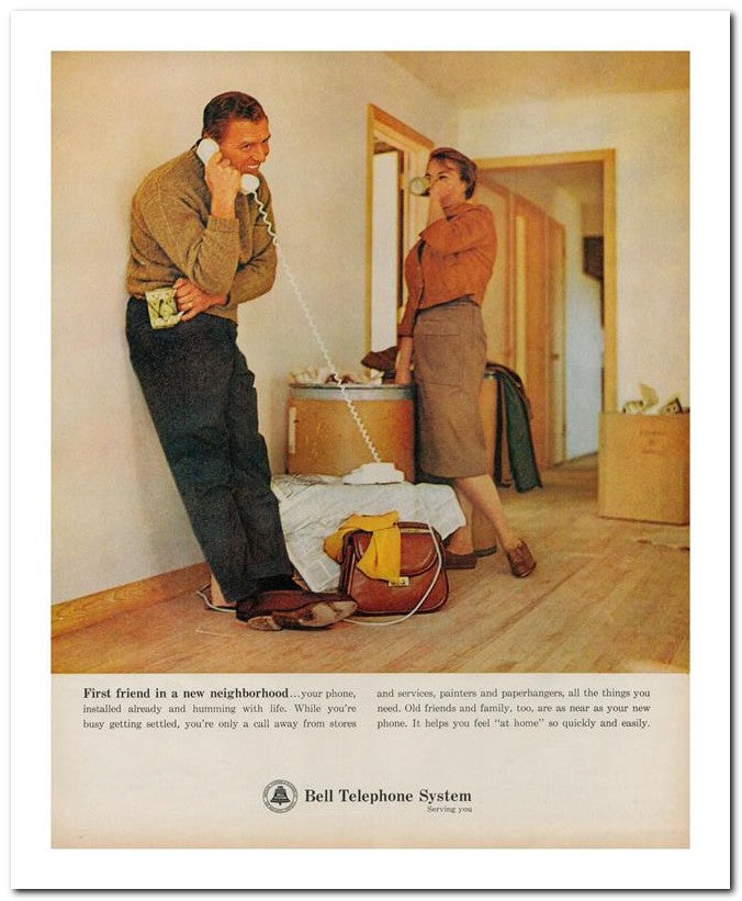 8x10 Vintage Ad 1964 First Friend In A New Neighborhood Your Pho 02062502042