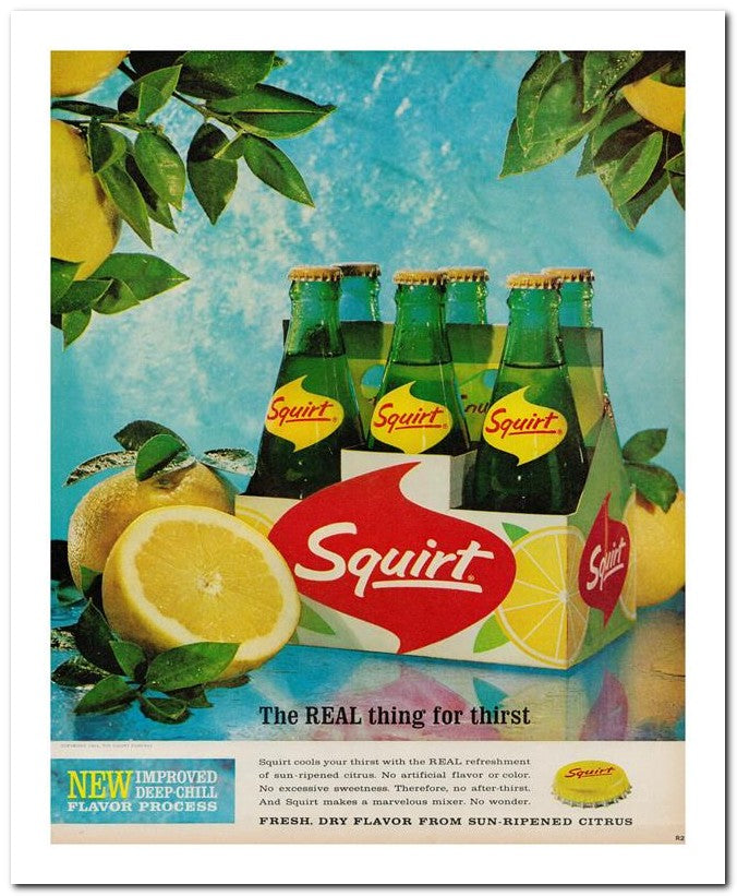 8x10 Vintage Ad 1964 Squirt 02062502046
