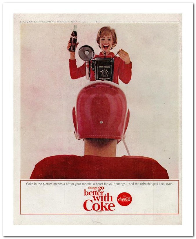 8x10 Vintage Ad 1964 Coke In The Picture Means A Lift For Your M 02062502051