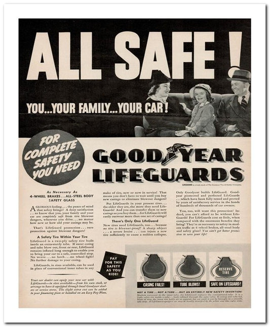 8x10 Vintage Ad 1939 All Safe 02062502070