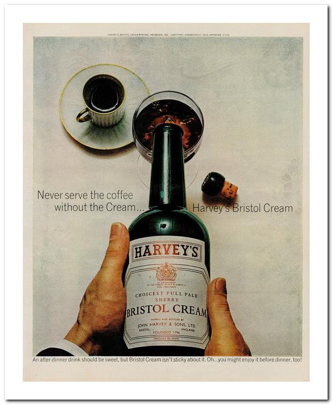 8x10 Vintage Ad 1964 An After Dinner Drink Should Be Sweet But B 02062502119