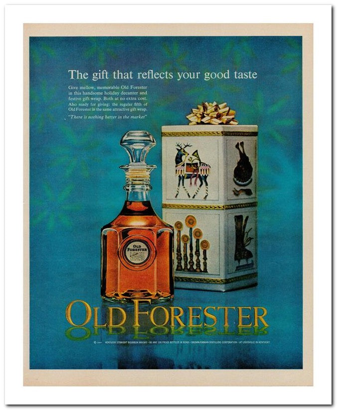 8x10 Vintage Ad 1964 Old Forester 02062502122