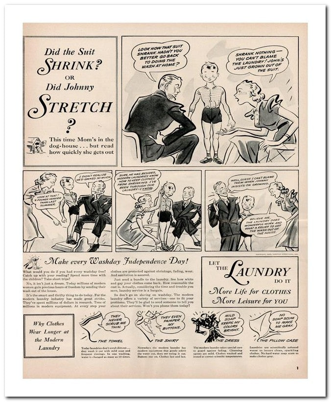 8x10 Vintage Ad 1939 Stretch 02062502125