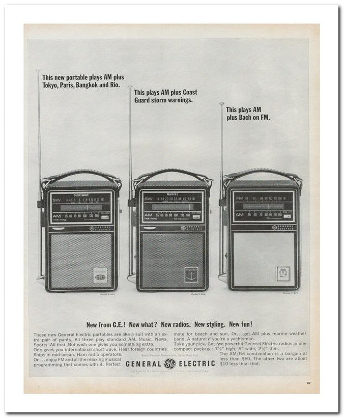 8x10 Vintage Ad 1964 Programming That Comes With It Perfect Gene 02062502218