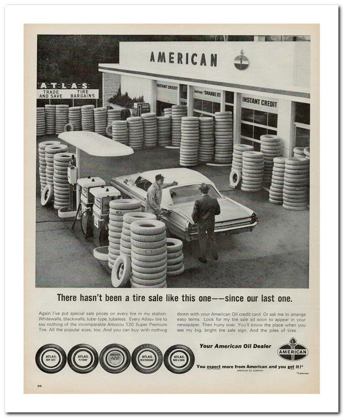 8x10 Vintage Ad 1965 There Hasn't Been A Tire Sale Like This One 02062502253