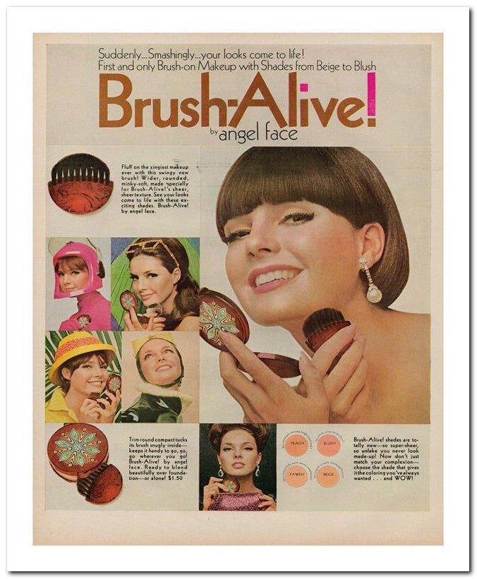 8x10 Vintage Ad 1965 Brush Alive 02062502294