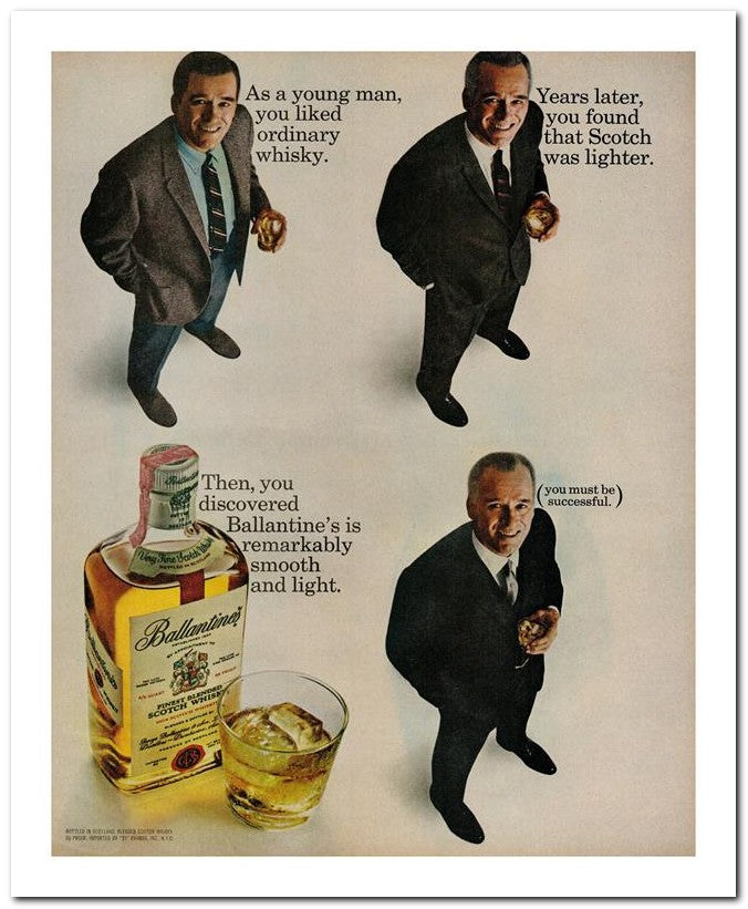 8x10 Vintage Ad 1965 Ballantine 02062502316