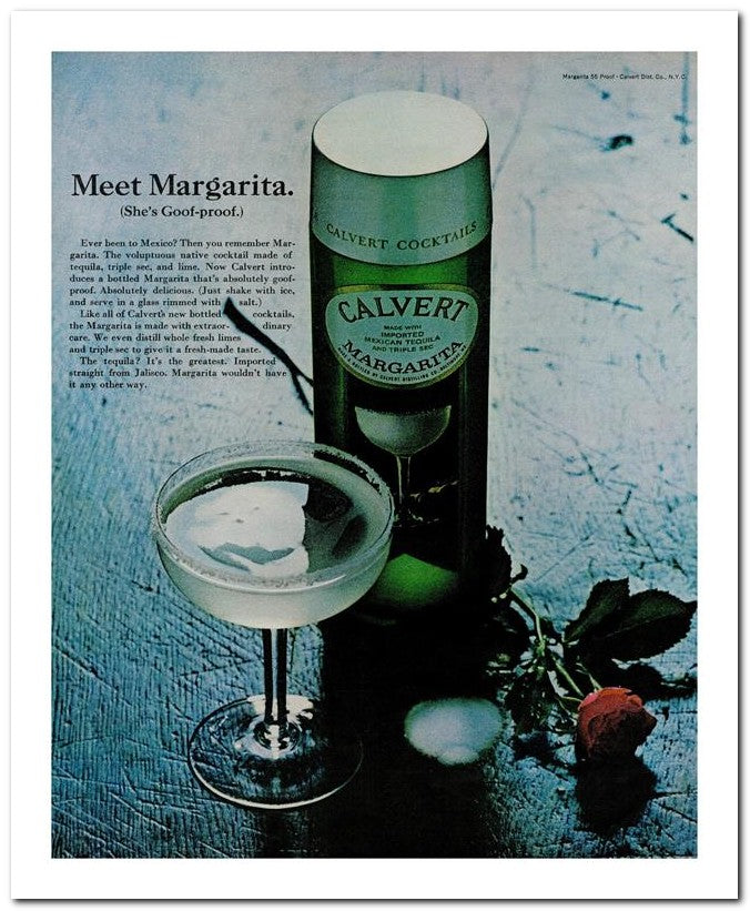 8x10 Vintage Ad 1965 Meet Margarita 02062502326