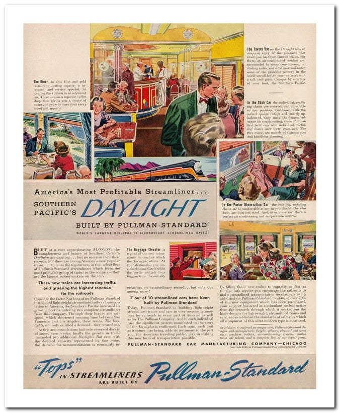 8x10 Vintage Ad 1940 Daylight 02062502345