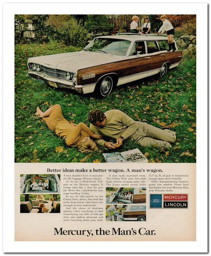 8x10 Vintage Ad 1966 Mercury The Man's Car 02062502414