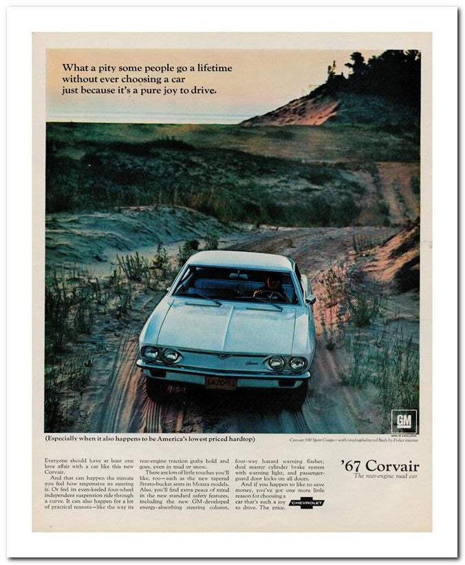 8x10 Vintage Ad 1967 What A Pity Some People Go A Lifetime 02062502449