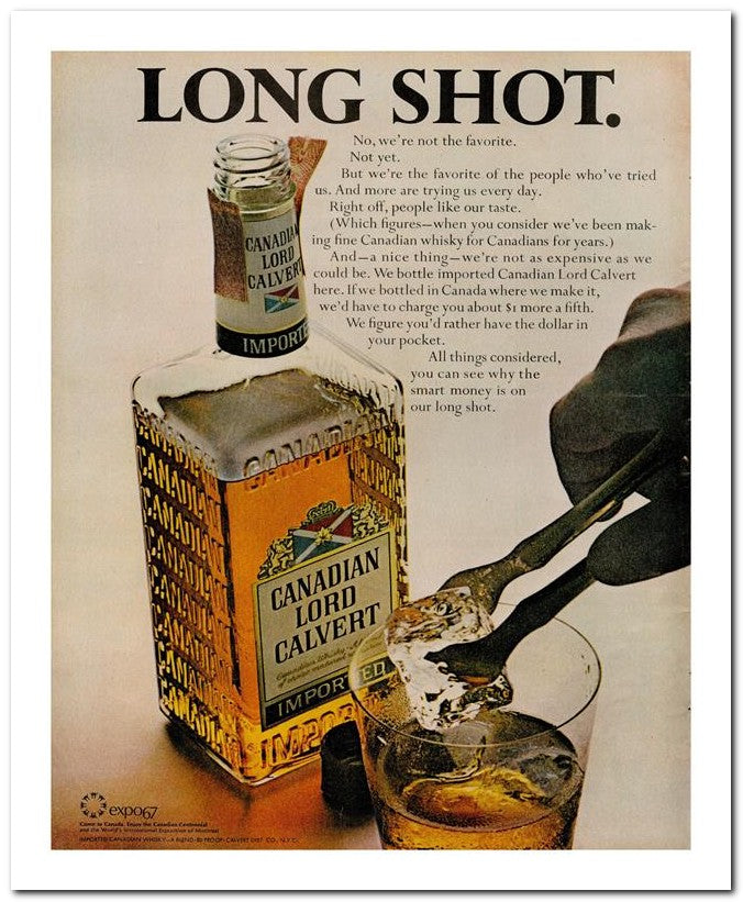 8x10 Vintage Ad 1967 Long Shot 02062502459