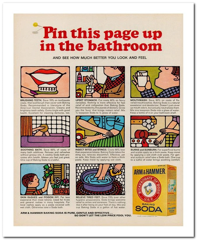 8x10 Vintage Ad 1967 In The Bathroom 02062502478