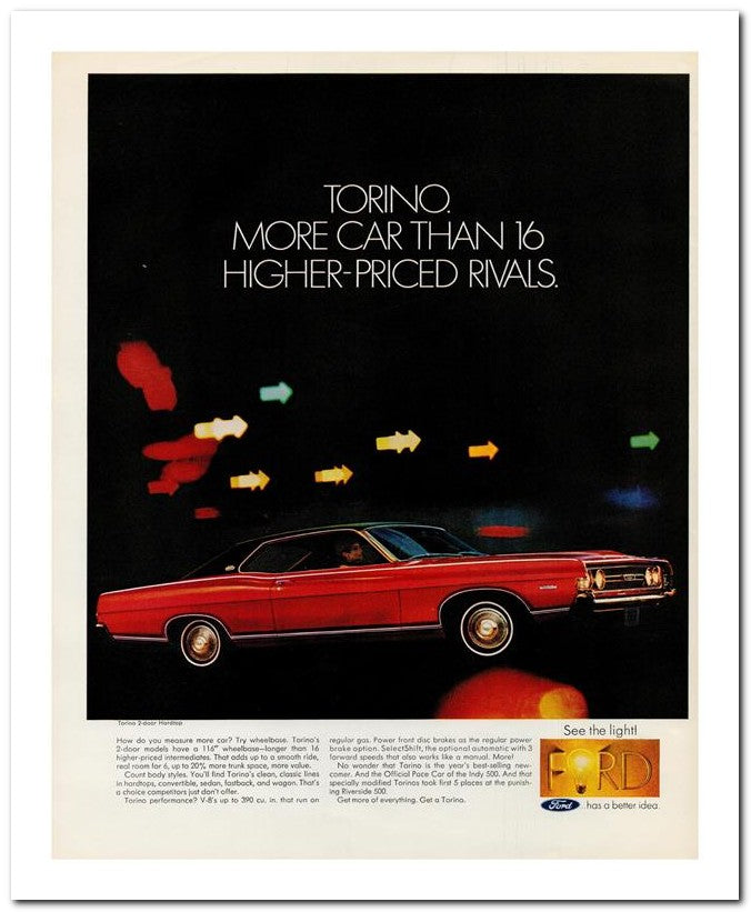 8x10 Vintage Ad 1968 Higher Priced Rivals 02062502495