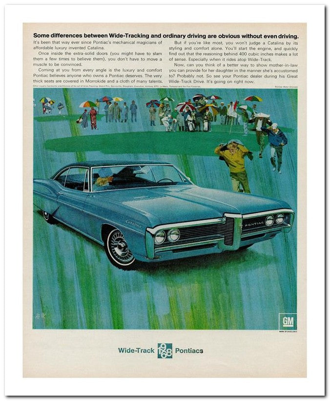 8x10 Vintage Ad 1968 Some Differences Between Wide Tracking And 02062502506