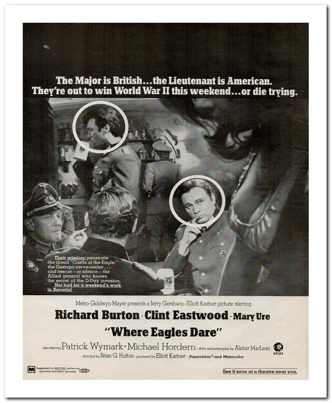 8x10 Vintage Ad 1969 They Re Out To Win World War Ii This Weeken 02062502535