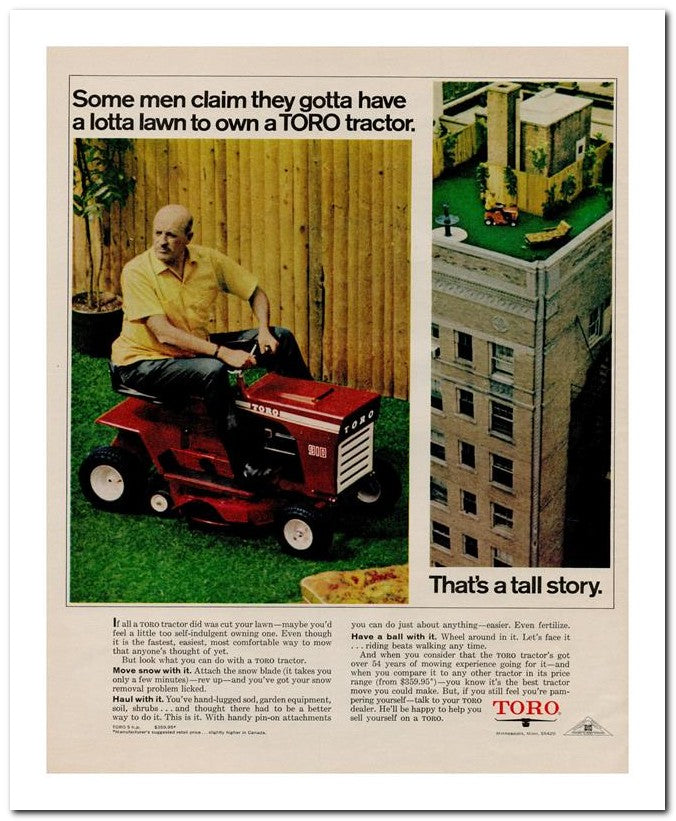 8x10 Vintage Ad 1969 Some Men Claim They Gotta Have 02062502536