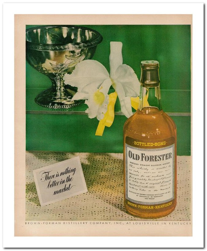 8x10 Vintage Ad 1944 Old Forester 02062502646