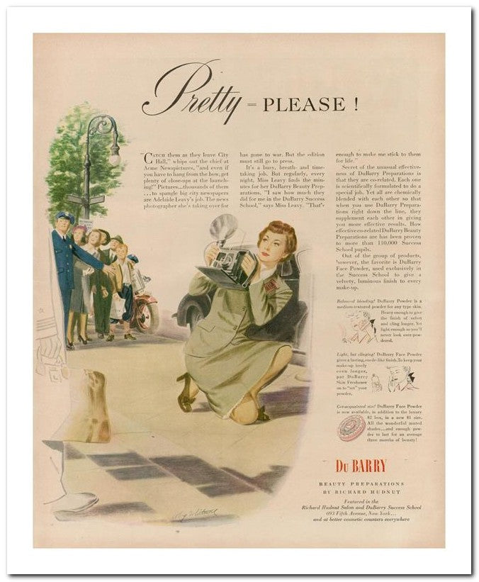 8x10 Vintage Ad 1944 Pretty 02062502647