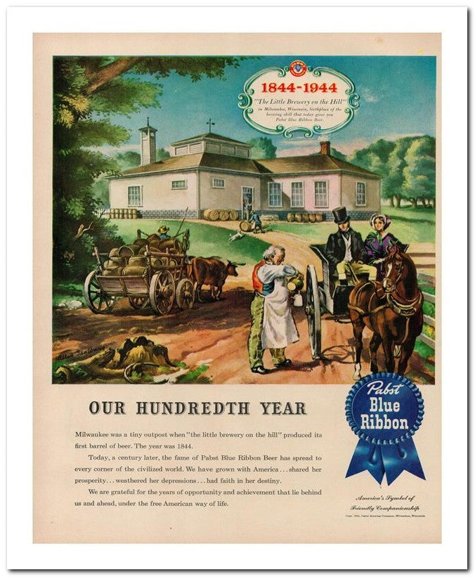 8x10 Vintage Ad 1944 Our Hundredth Year 02062502659