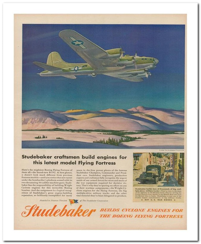 8x10 Vintage Ad 1944 Studebaker 02062502693