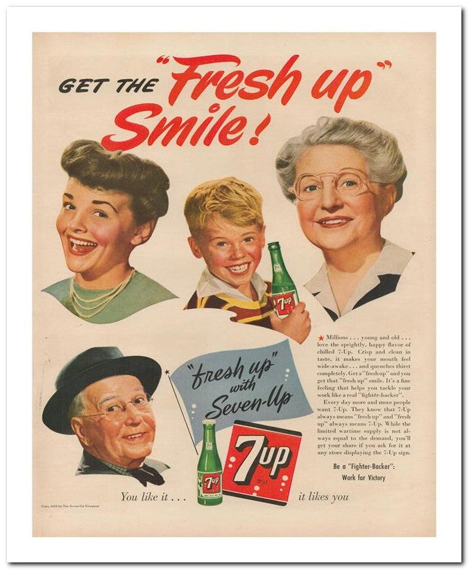 8x10 Vintage Ad 1944 Smile 02062502714