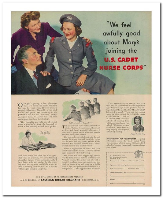 8x10 Vintage Ad 1944 About Mary's 02062502723