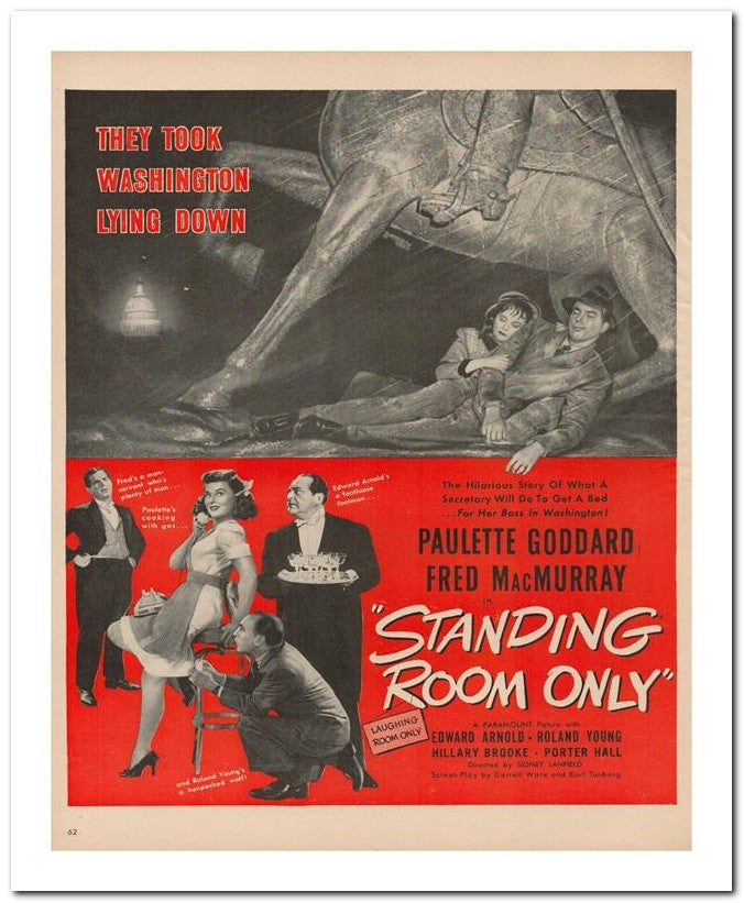 8x10 Vintage Ad 1944 Standing 02062502725