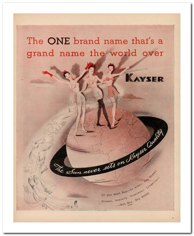 8x10 Vintage Ad 1944 Grand Name The World Over 02062502728
