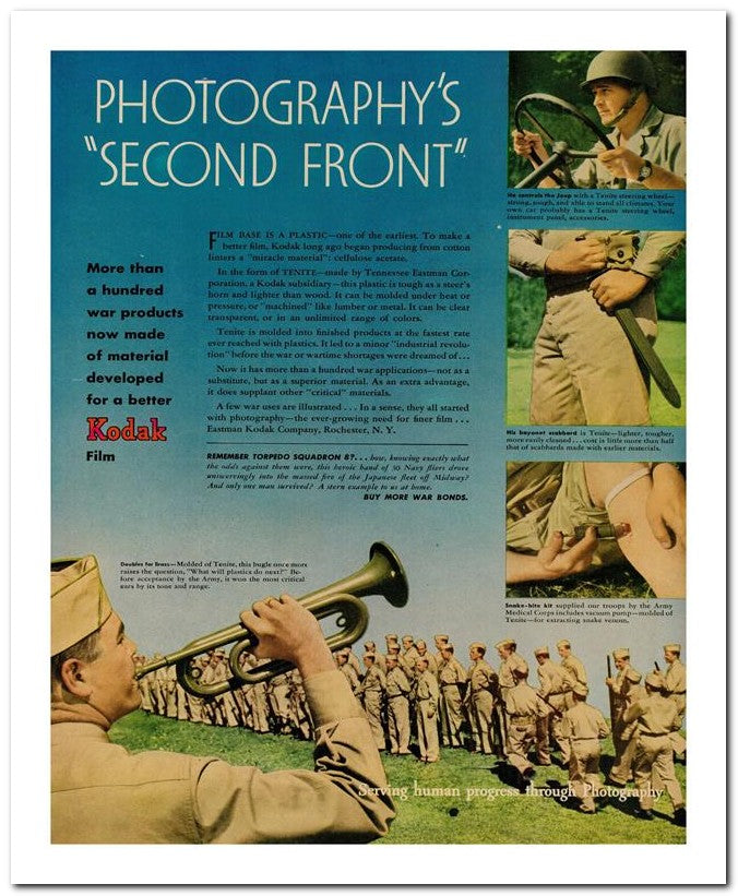 8x10 Vintage Ad 1944 Second Front 02062502755