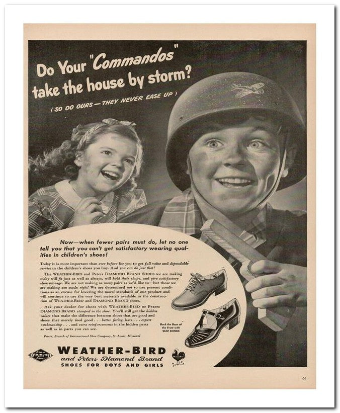 8x10 Vintage Ad 1944 Commandos 02062502792
