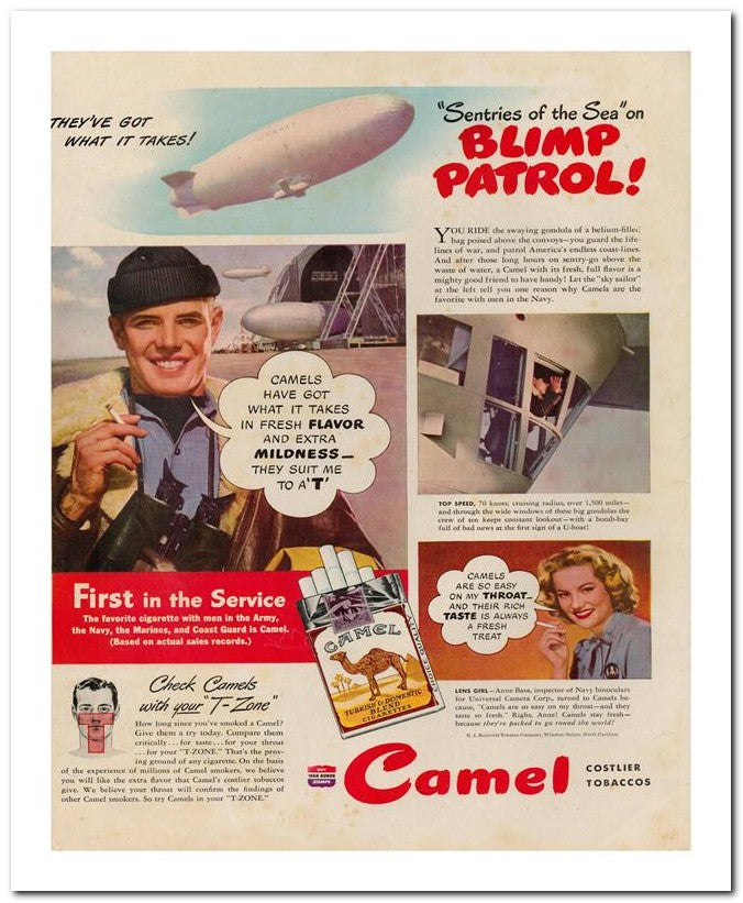 8x10 Vintage Ad 1944 Camel 02062502797