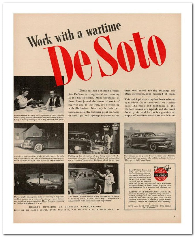 8x10 Vintage Ad 1944 Soto 02062502798