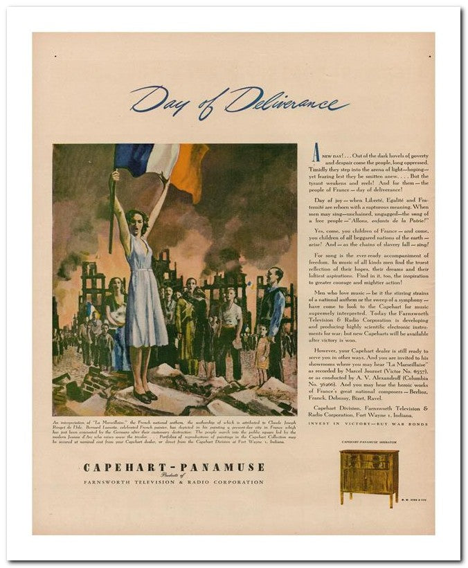 8x10 Vintage Ad 1944 Day Of Deliverance 02062502801