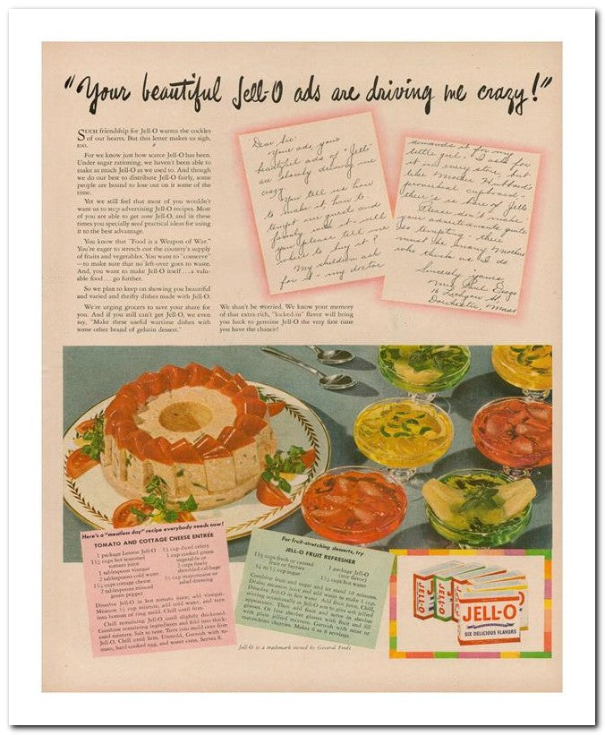 8x10 Vintage Ad 1944 Your Beautiful Fell 0 Ad S Are Driving Me C 02062502816