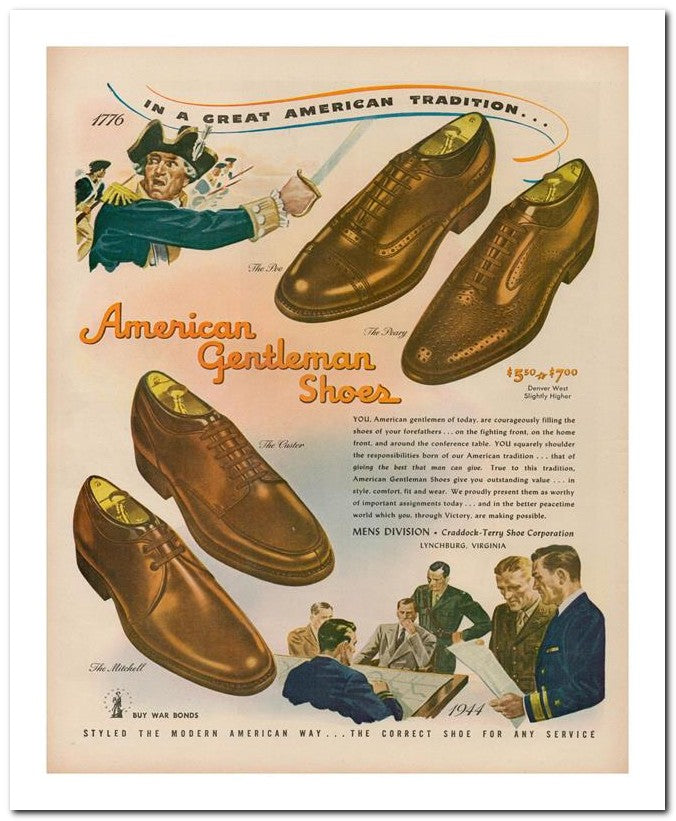 8x10 Vintage Ad 1944 Gentleman 02062502851