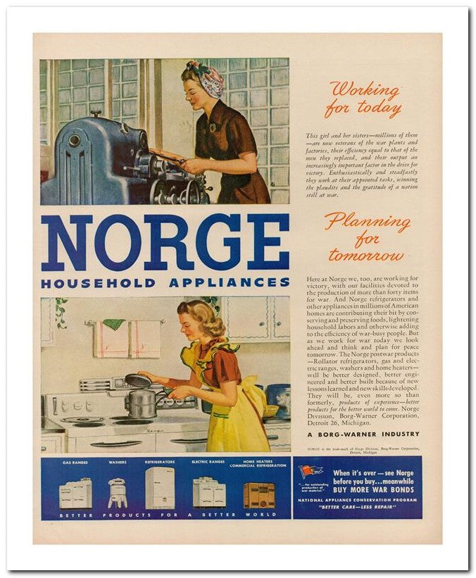 8x10 Vintage Ad 1944 Norge 02062502957