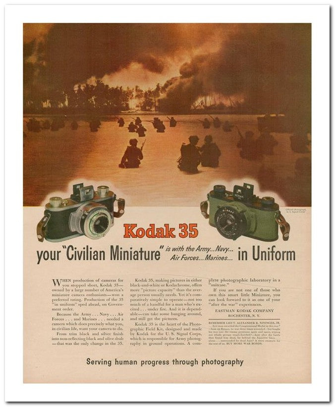 8x10 Vintage Ad 1944 Your Civilian Miniature Is With The Army Ne 02062503007