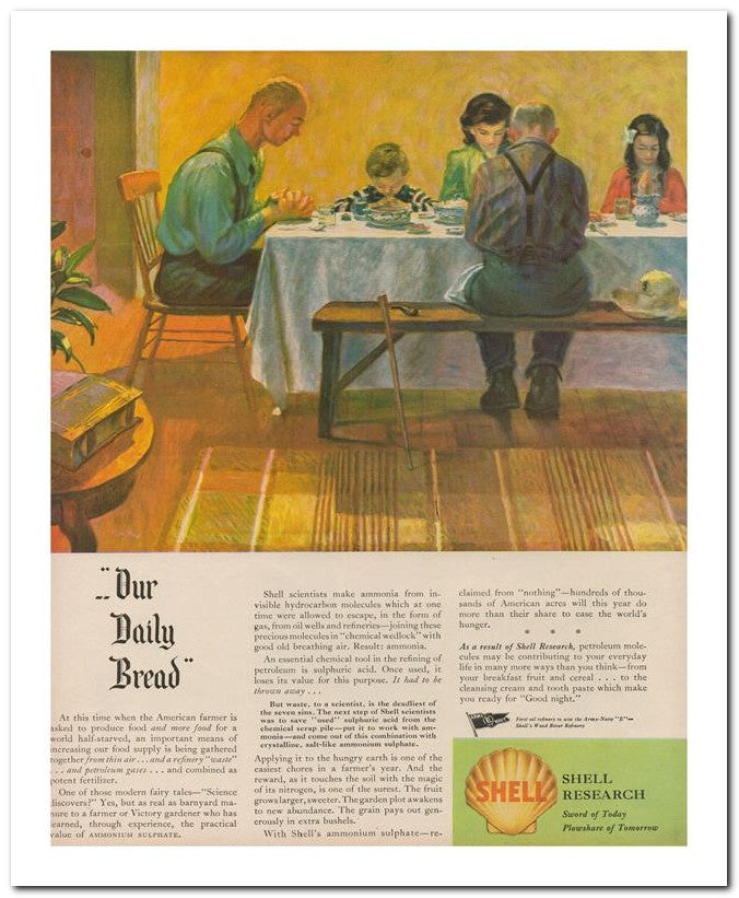 8x10 Vintage Ad 1944 Shell Research 02062503061