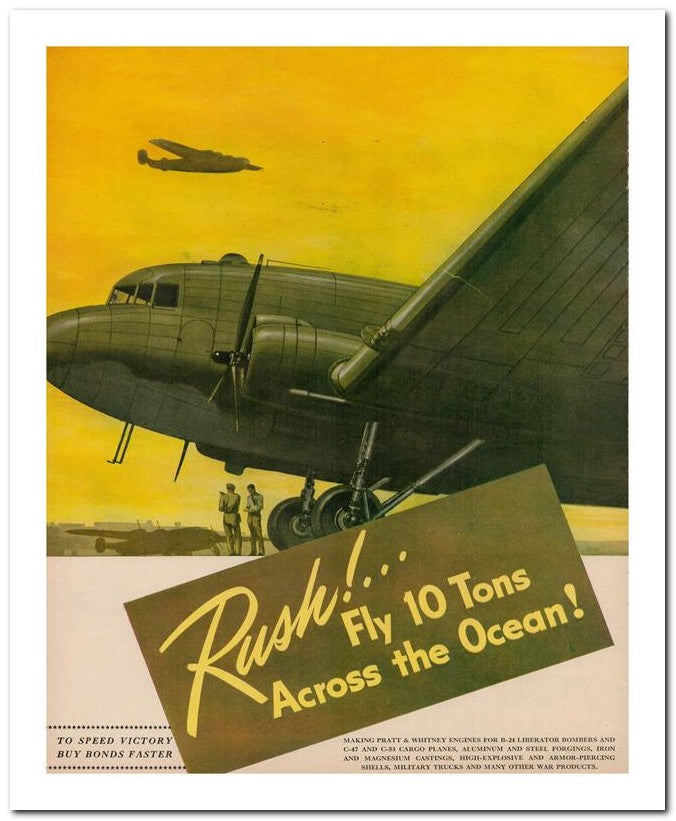 8x10 Vintage Ad 1944 Rush 02062503086
