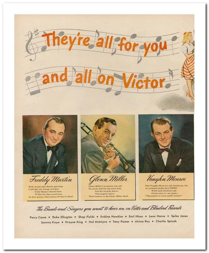 8x10 Vintage Ad 1944 They Re 02062503095