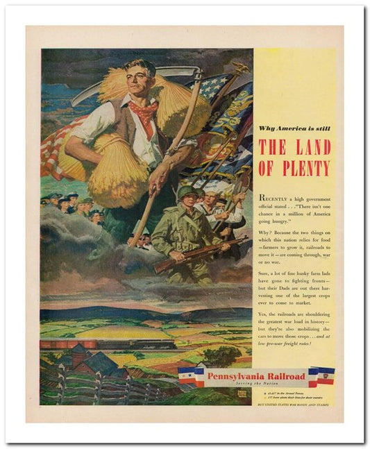 8x10 Vintage Ad 1944 The Land 02062503150
