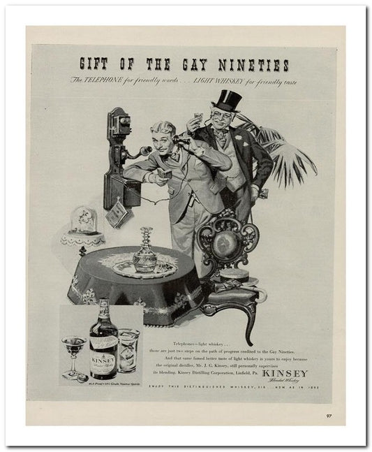 8x10 Vintage Ad 1944 Gift Of The Gay Nineties 02062503153