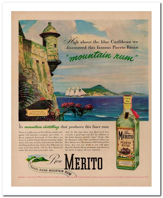 8x10 Vintage Ad 1944 Merito 02062503175