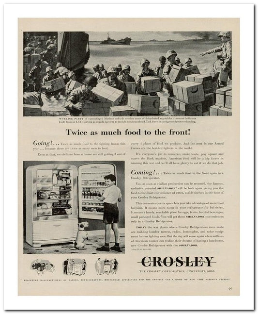 8x10 Vintage Ad 1944 Crosley 02062503184