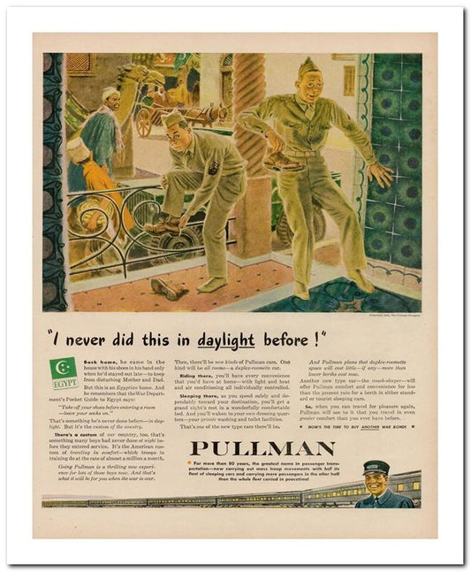 8x10 Vintage Ad 1944 I Never Did This In Daylight Before 02062503194